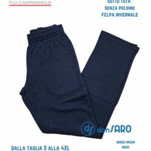 Pantalone tuta uomo felpa senza polsino, Campagnolo 4R013-7