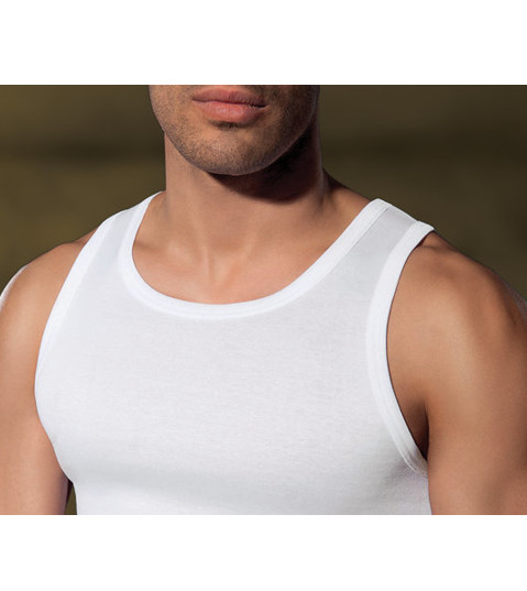 Canottiera Uomo PEROFIL Spalla Larga Filo Scozia offerta – Donsaro