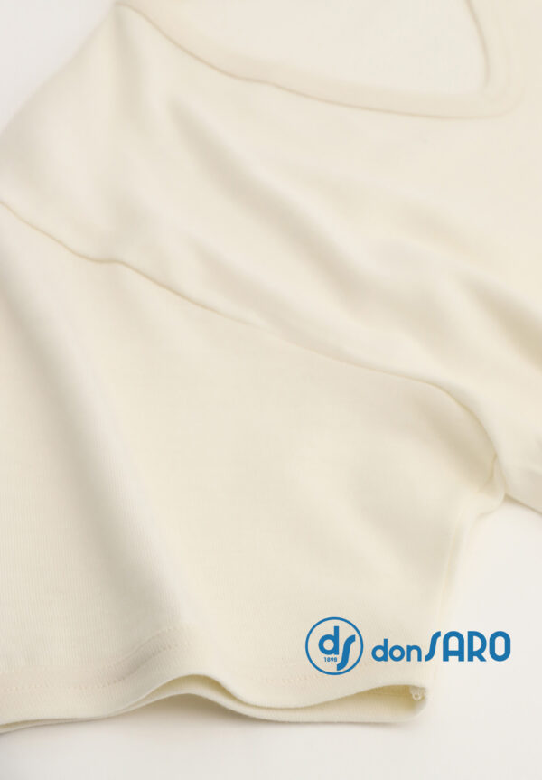 Maglia collo a V lana/seta, Perofil - immagine 3