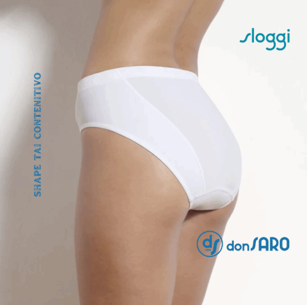 Slip donna contenitivo in microfibra SLOGGI Shape Tai 2 paia - immagine 4