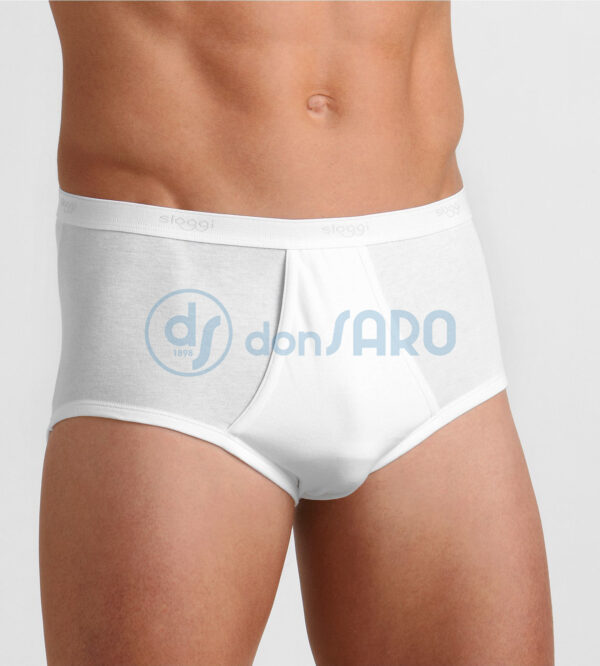 Slip uomo con apertura davanti, SLOGGI Basic Maxi (2 pezzi) - immagine 4
