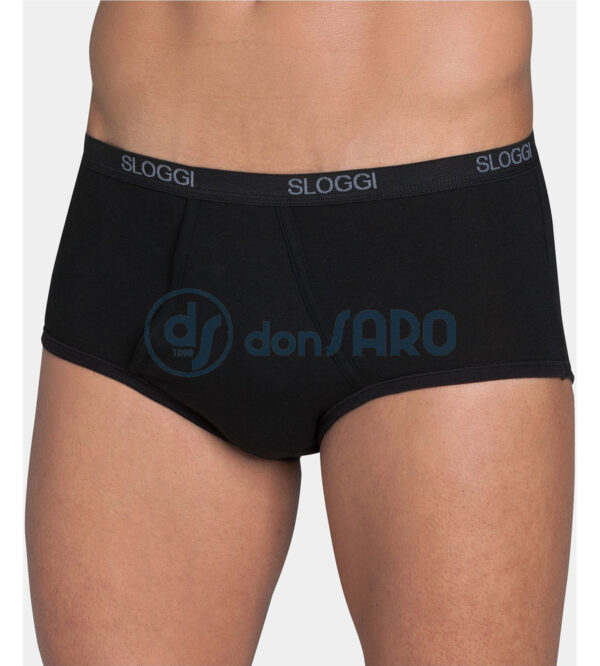 Slip uomo con apertura davanti, SLOGGI Basic Maxi (2 pezzi) - immagine 14