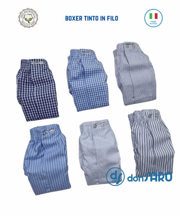 Boxer uomo fantasia tessuto camicia, Vela Rivela Firenze - immagine 4