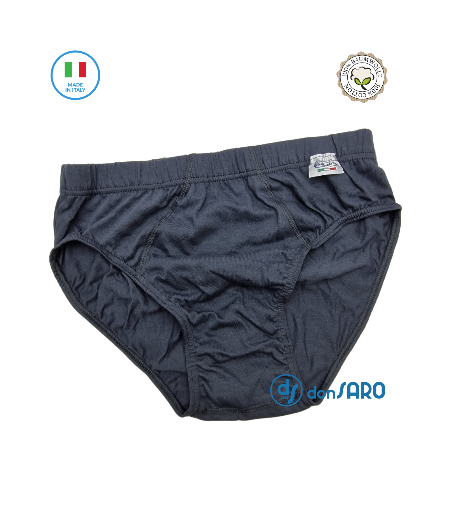 Slip uomo midi cotone made in Italia, 021 – Donsaro