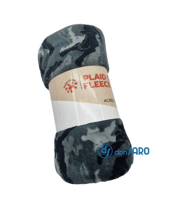 Plaid microfibra coral fleece fantasia, Gold Sofficino - immagine 6