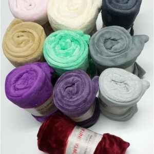 Plaid coral tinta unita SOFFICINO