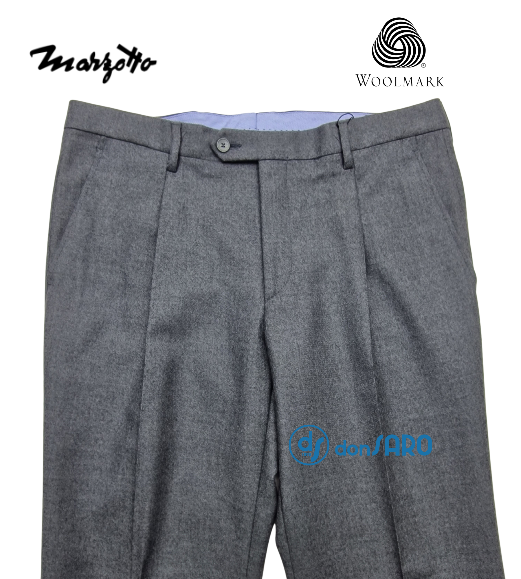 Pantalone Uomo In Lana Vergine - Classico Estate Con Vestibilità Comoda - Foto 12