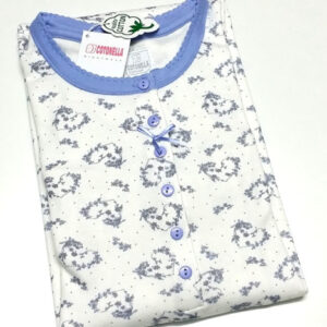 Camicia da notte donna caldo cotone COTONELLA 856