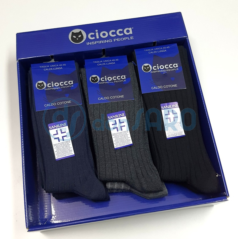 Ciocca Calze Lunghe In Pile Unisex 512 - 6 Paia, Taglia 40/45, Calde E Morbide - 3