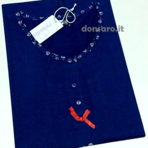 Camicia da notte spalla larga cotone KAREL 4406