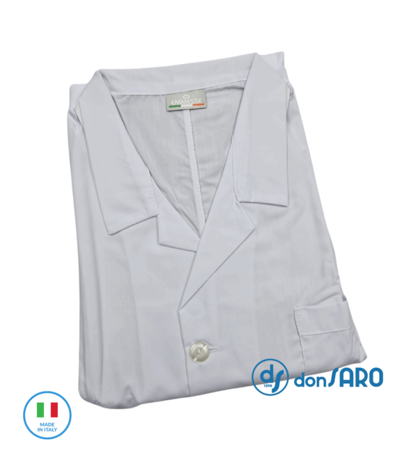 Camice uomo da lavoro bianco, 0491 - immagine 4