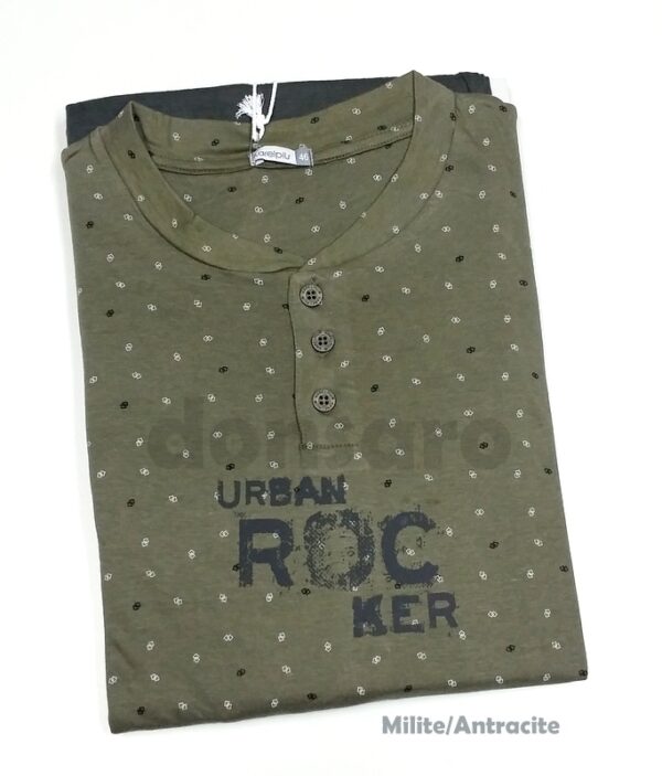 Pigiama uomo cotone Jersey lungo KARELPIU' KE8263 - immagine 5