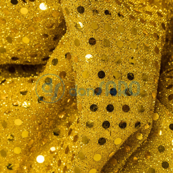 Tessuto maglina Paillettes, Lolita H 100 - immagine 4