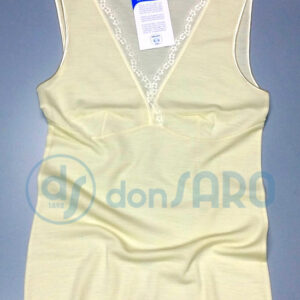 Maglia intima canottiera Ragno, garbo seno pura lana 073094