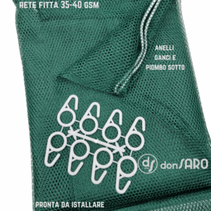Tenda zanzariera moschiera con anelli rete fitta, Rimini