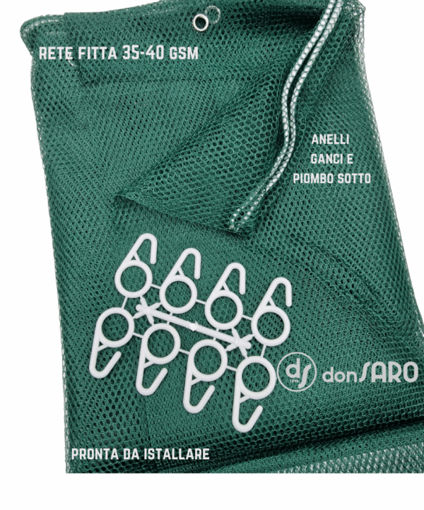 Tenda zanzariera moschiera con anelli rete fitta, Rimini
