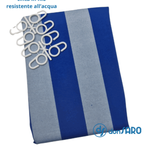 Tenda sole confezionata con anelli Color Solid Fasciato