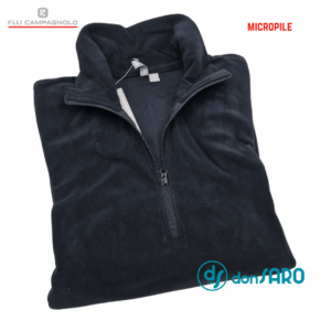 Felpa donna mezza zip in morbido micropile Campagnolo 4T104-6