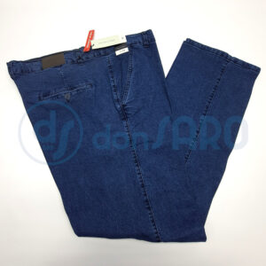Pantalone Jeans Uomo Cotone Leggero Taglie Forti, 802