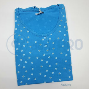 Camicia da notte donna spalla larga cotone KAREL 0295