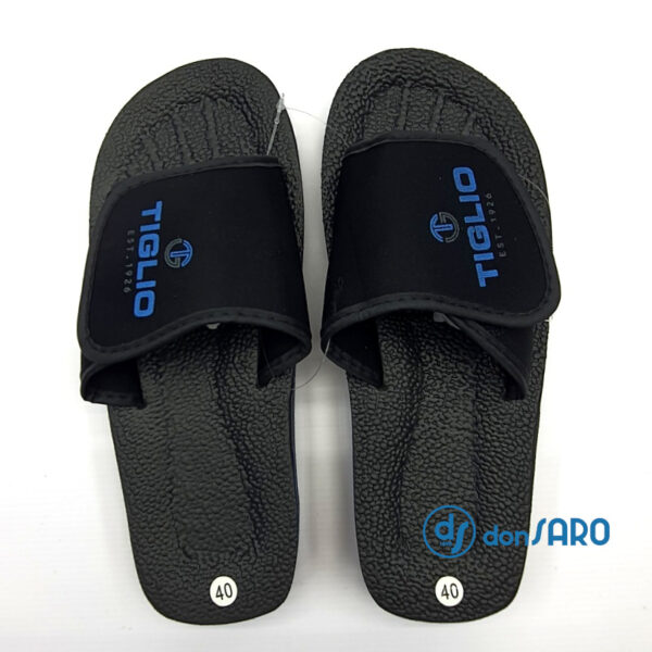 Ciabatte uomo fascia a strappo, Tiglio