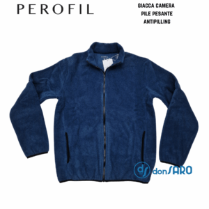 Giacca da camera con cerniera uomo Pile, Perofil 92382
