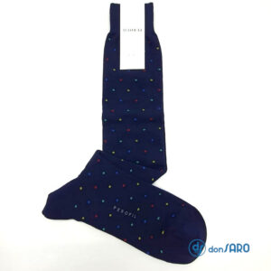 Calza uomo caldo cotone, Perofil disegno Pois