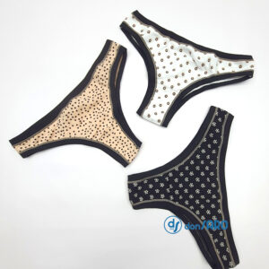Slip Donna brasiliano fantasia Cotonella GD139 A100 (3 slip)