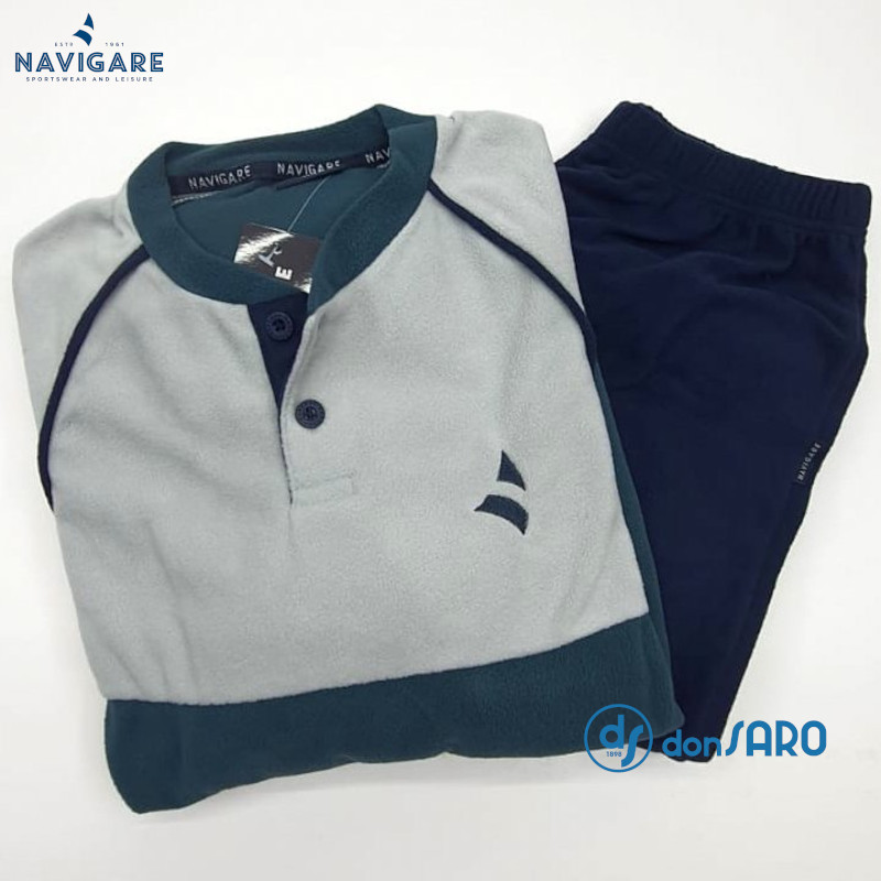 Pigiama uomo pile, NAVIGARE B2141264