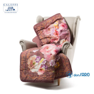 Caleffi Plaid Scaldotto Flora Trapuntato 130×170 cm