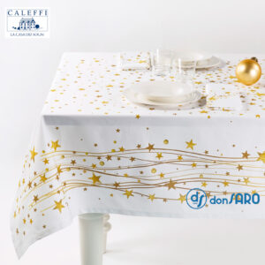 Tovaglia da Tavola Natale, Caleffi Gold