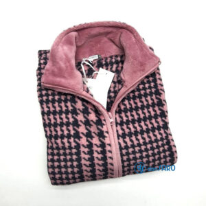 Vestaglia donna con cerniera coral pile, Karelpiù 1236