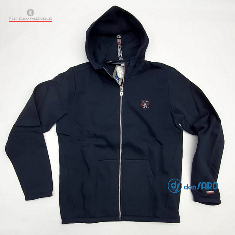 Felpa uomo con cappuccio, Campagnolo 2F6717 – Donsaro