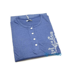 Pigiama donna cotone manica lunga, Karel 2074
