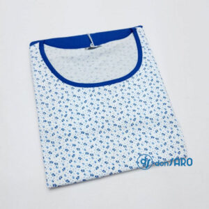 Pigiama donna cotone spalla larga e bermuda, Karelpiù 2306