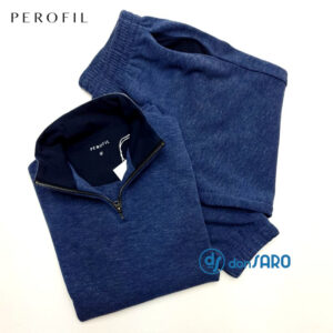 Perofil, tuta uomo felpa soft mano cashmere, 92368