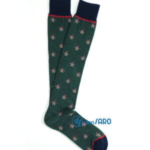 Perofil calze uomo lunghe interlok vanity disegno biscottini