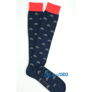 Perofil calze uomo lunghe interlok vanity disegno biciclette