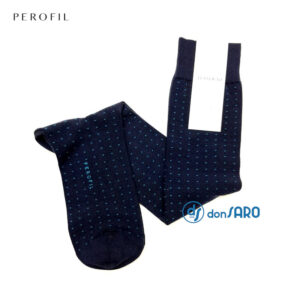 Perofil calza uomo lunga a coste cotone cashmere Puntaspillo