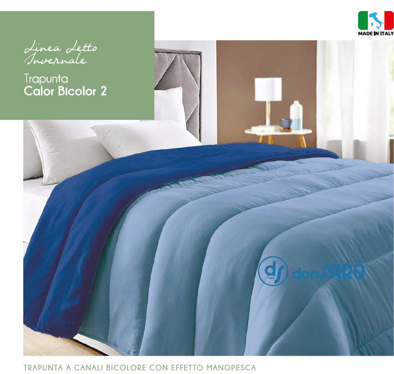 Gabel - Trapuntino Copriletto Trapuntato Tinta Unica Letto 1 Piazza E Mezza Chromo Double Face Rose 8006348336209 - Foto 4