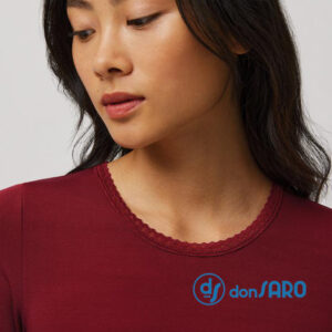 Maglia termica donna girocollo con pizzo, Ysabel Mora 70011