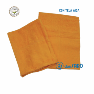 Coppia asciugamani spugna con tela ida, Imperiale