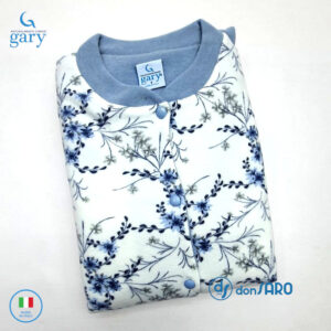 Pigiama donna con giacca invernale punto milano, Gary Q50083