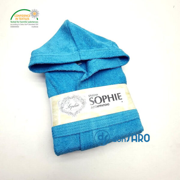 Accappatoio unisex spugna e cappuccio miglior prezzo, Sophie - immagine 2