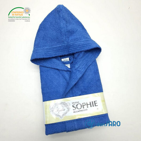 Accappatoio unisex spugna e cappuccio miglior prezzo, Sophie - immagine 6
