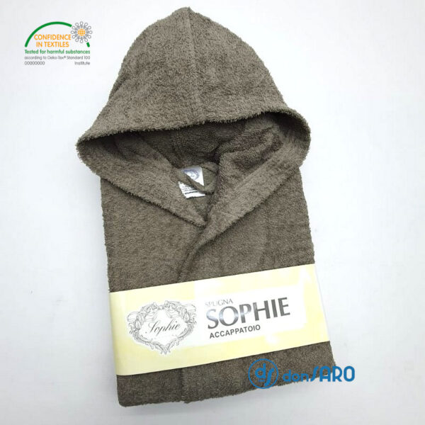 Accappatoio unisex spugna e cappuccio miglior prezzo, Sophie - immagine 8