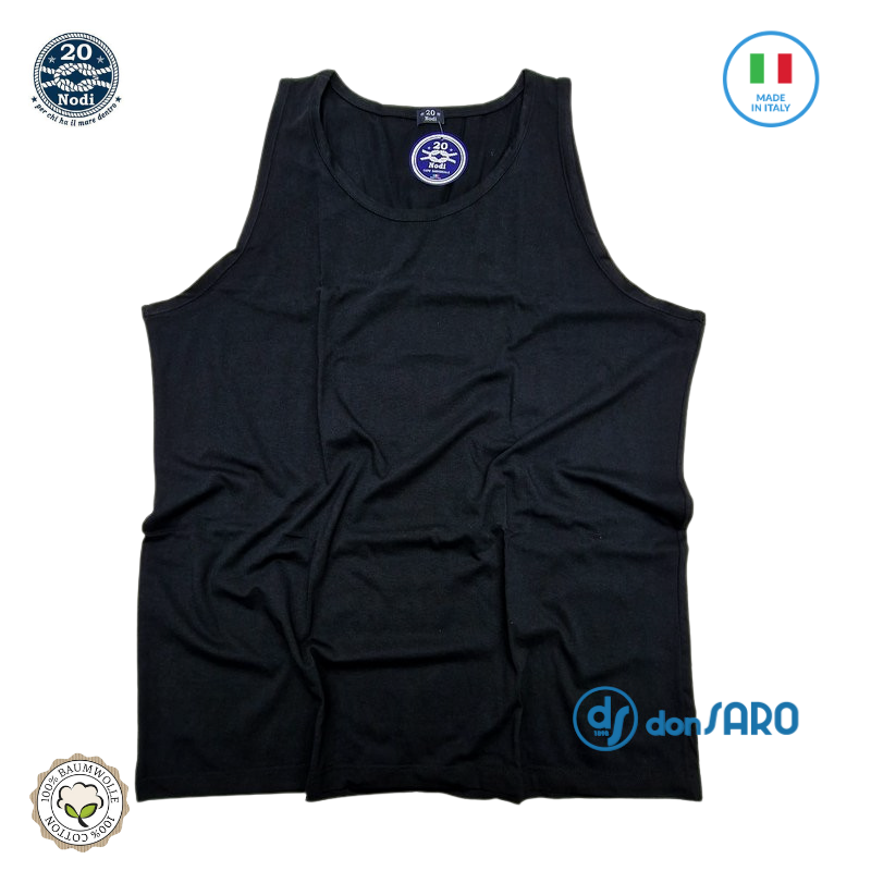 Canottiera uomo spalla larga taglie forti, 20 Nodi 1005 – Donsaro