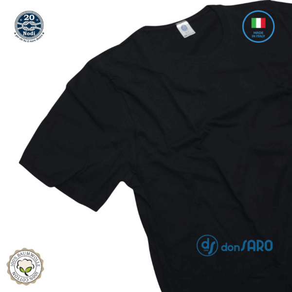 T-shirt uomo manica corta cotone taglie forti, 20 nodi 1002 - immagine 3