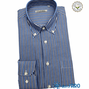 Camicia uomo manica lunga cotone botton down, No Logo Fresia