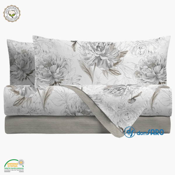 Completo letto matrimoniale floreale, Di maestro Thalia - immagine 3